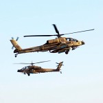 Hélicoptère d'attaque AH-64 Apache. אפאצ'י